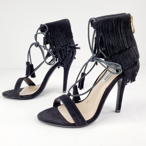 CAPE ROBBIN Elma-Qld-1 Women's Sexy Lace Up Black - Picture 6 of 6